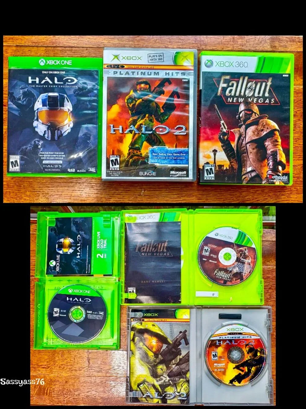 🆕XBOX▪️ONE S Console 2 Controllers 2 Battery Stations 3 Batteries & 6 Games